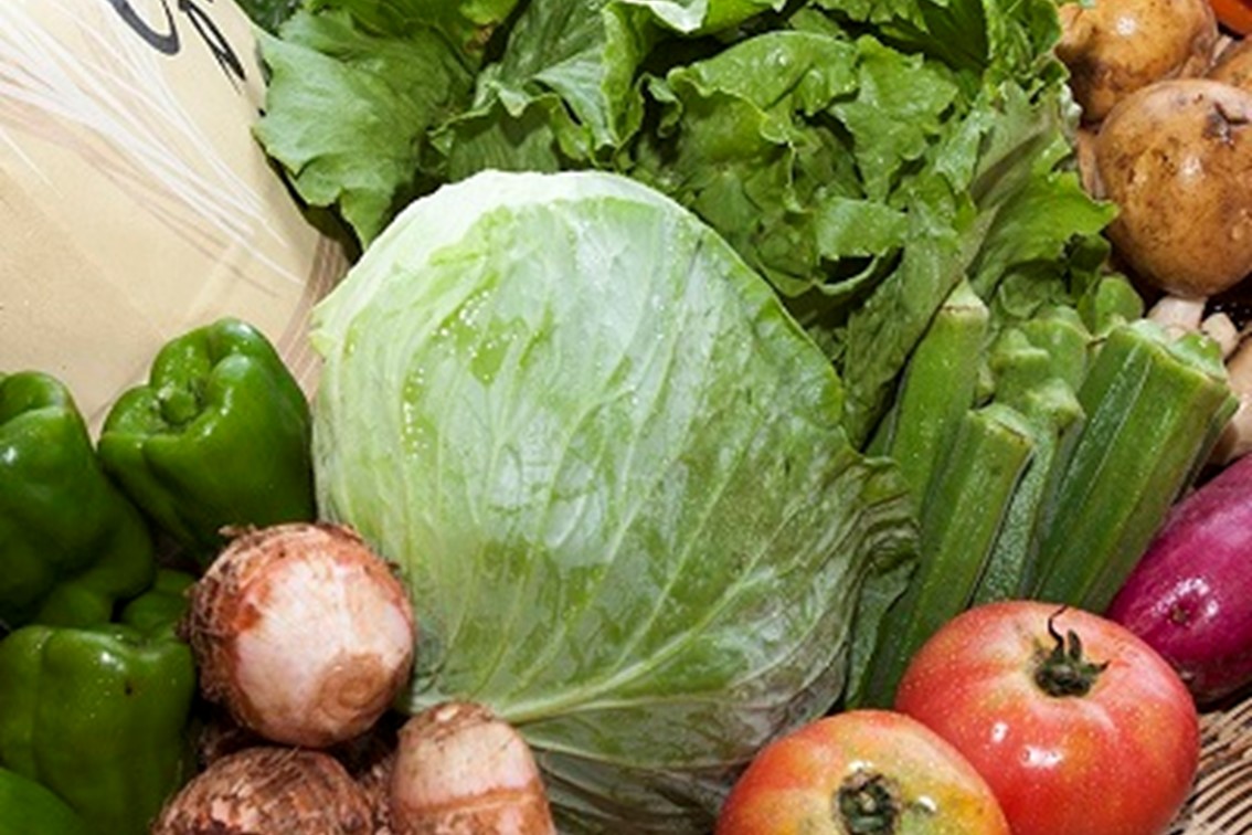 有限会社川辺やすらぎの郷(道の駅川辺やすらぎの郷)の新鮮野菜の画像です。