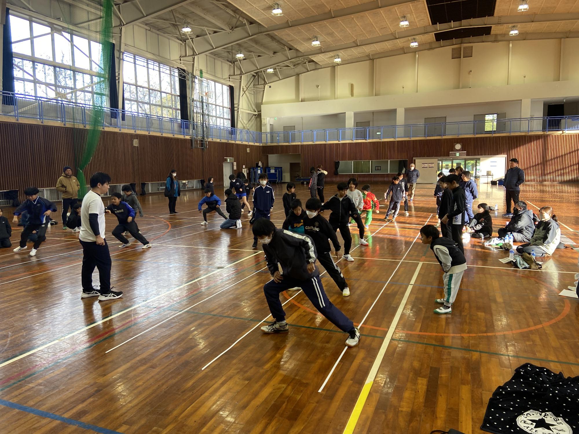 リーダー研修会 反復横跳び