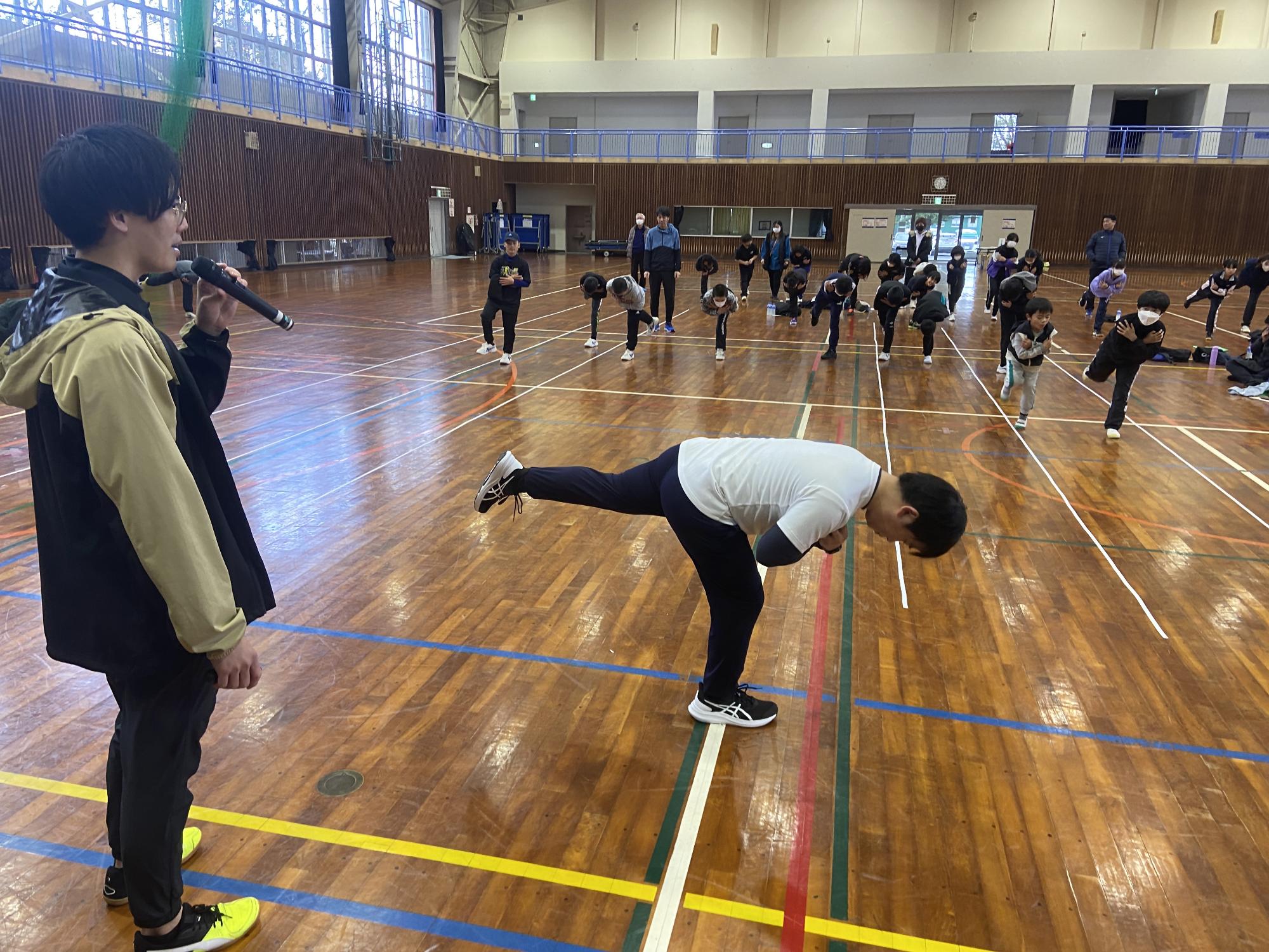 リーダー研修会 体幹トレーニング