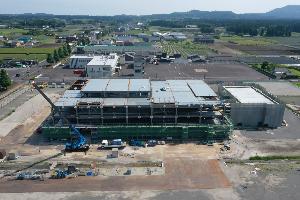 新庁舎造成工事の様子(北側から2)