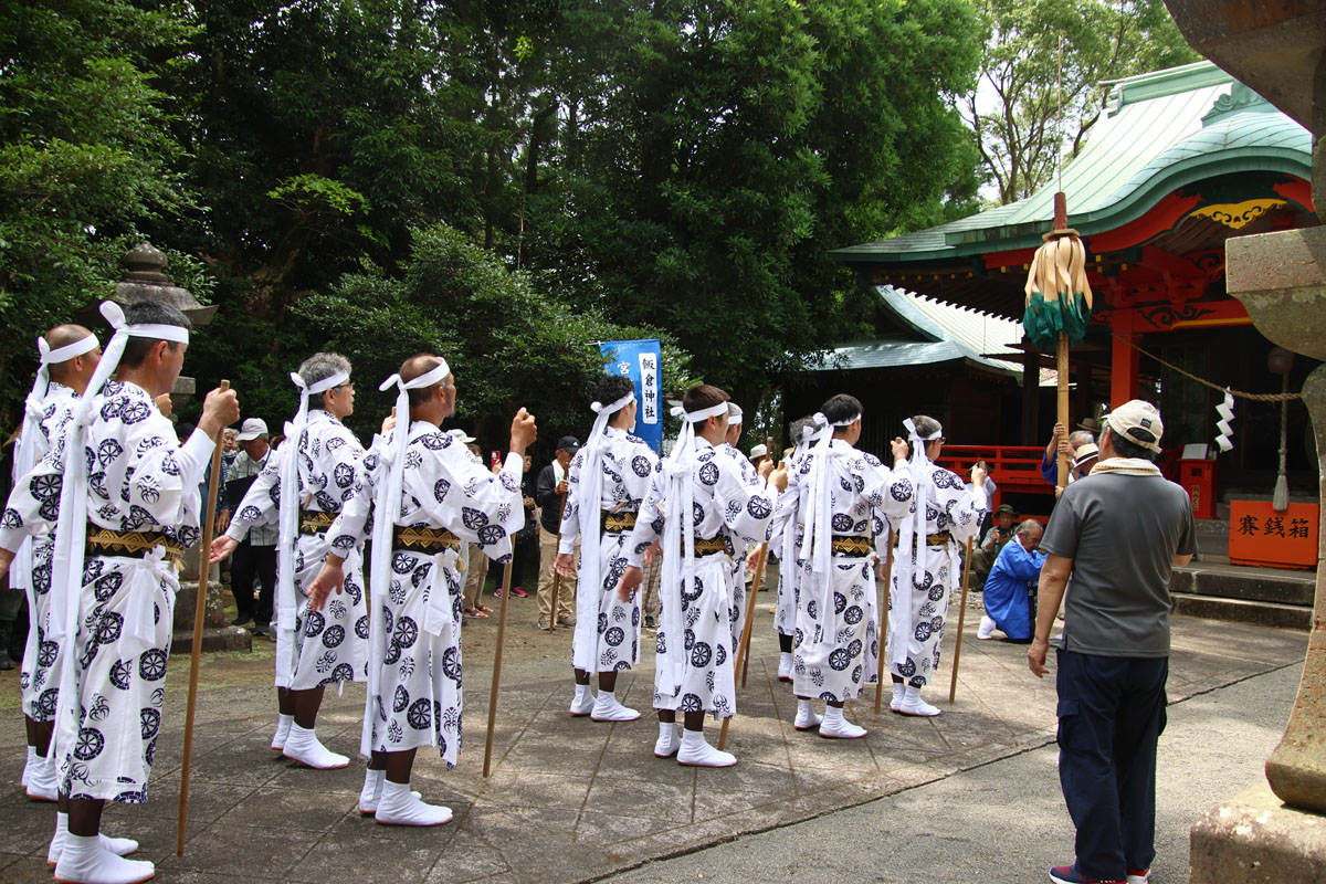 御田植祭りの様子