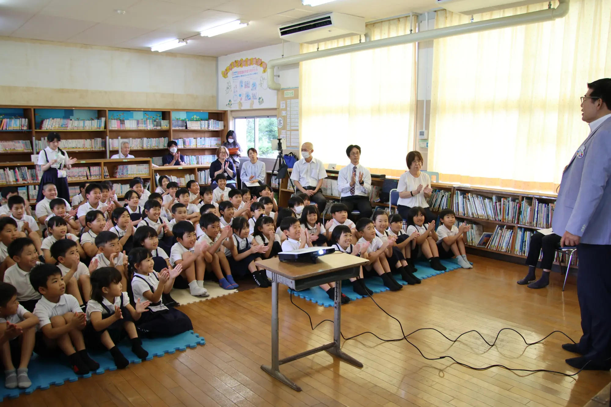 青戸小学校創立150周年記念式典・講演会