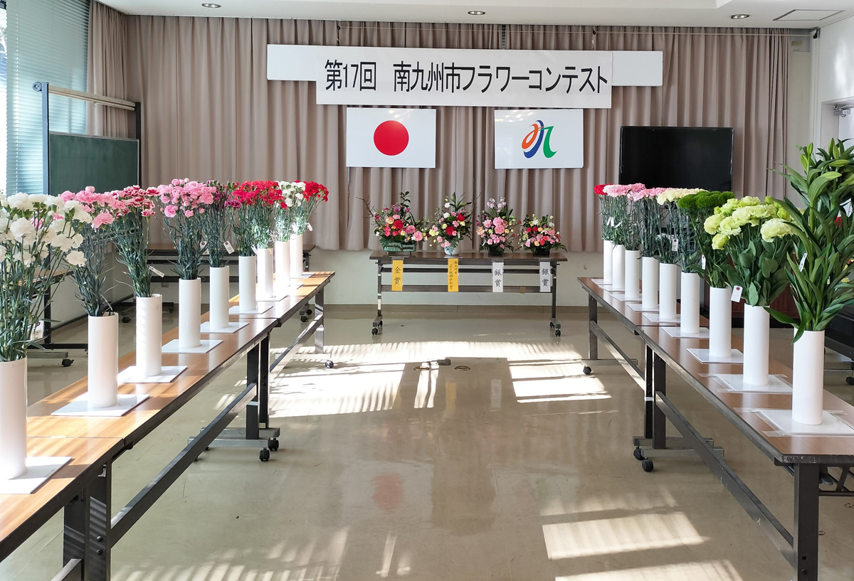 フラワーコンテストの様子