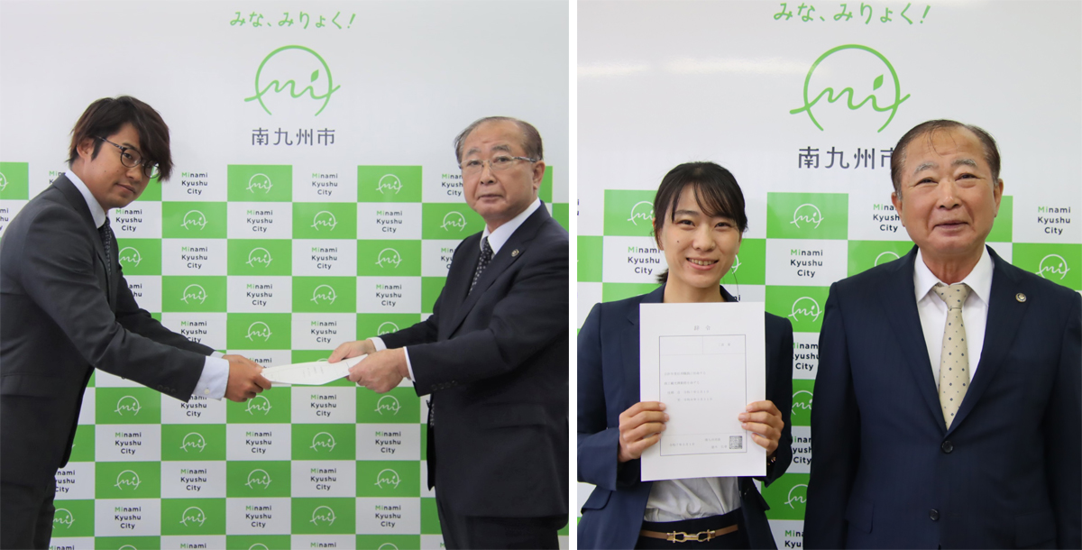 新たな地域おこし協力隊2人着任した様子