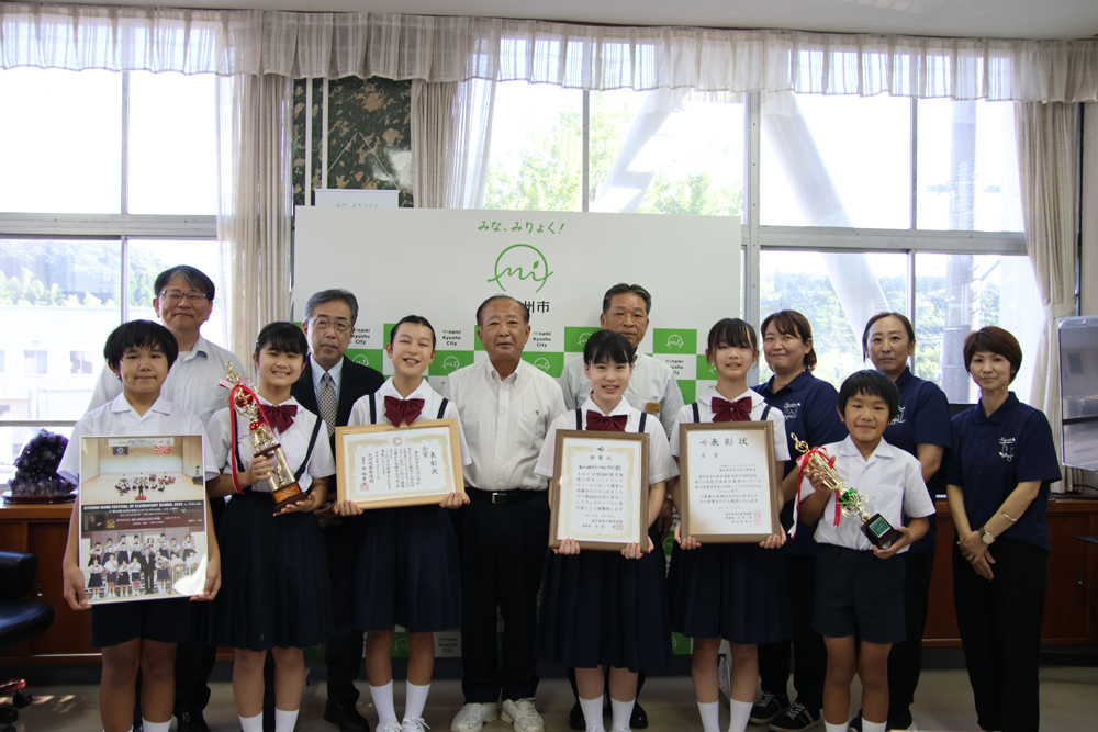 川辺小学校金管バンド 九州大会で金賞受賞!