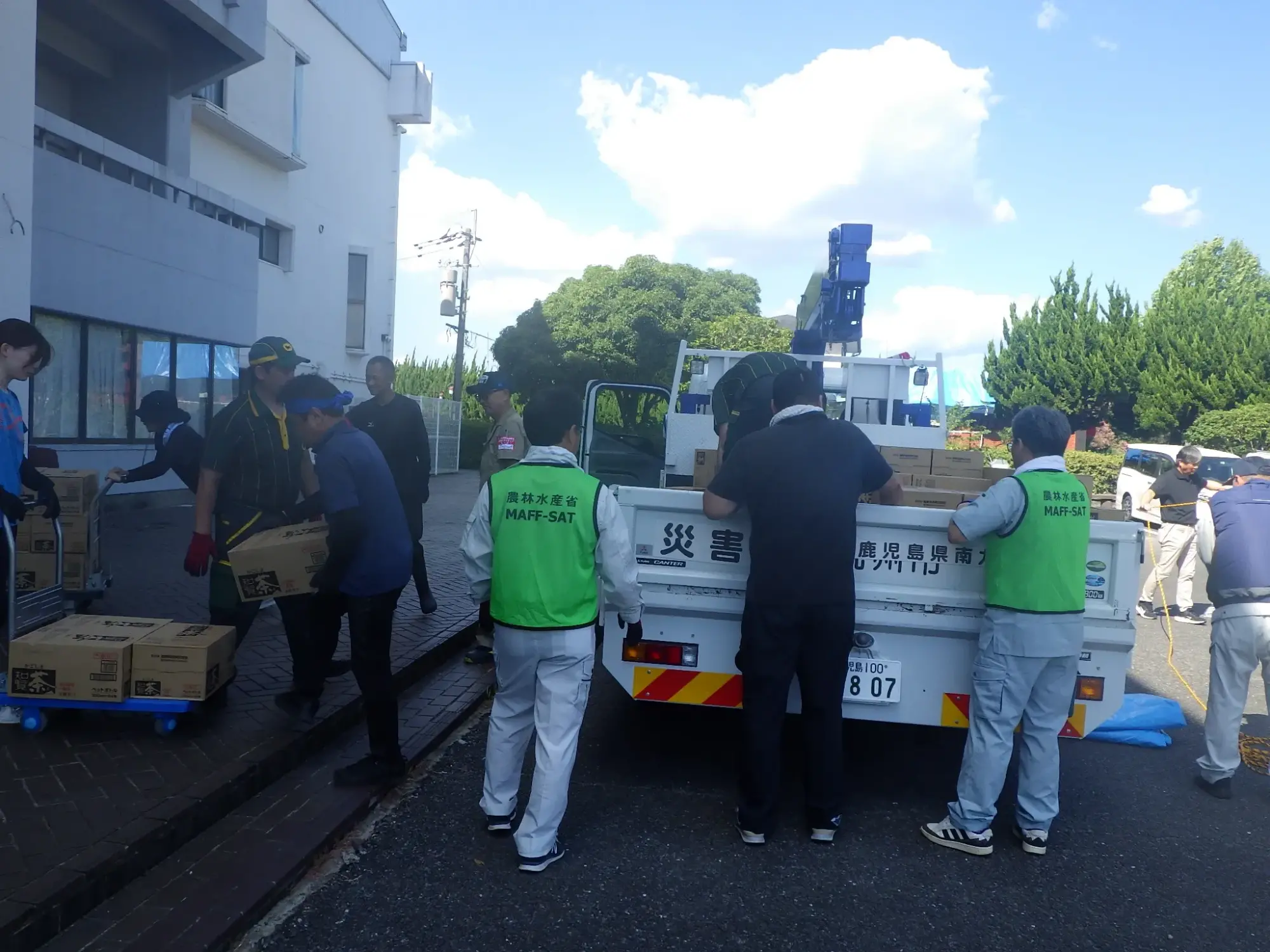 知覧茶で被災地を支援