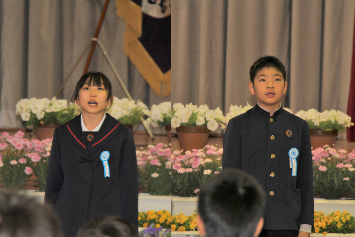 松ヶ浦小 最後の卒業式の様子