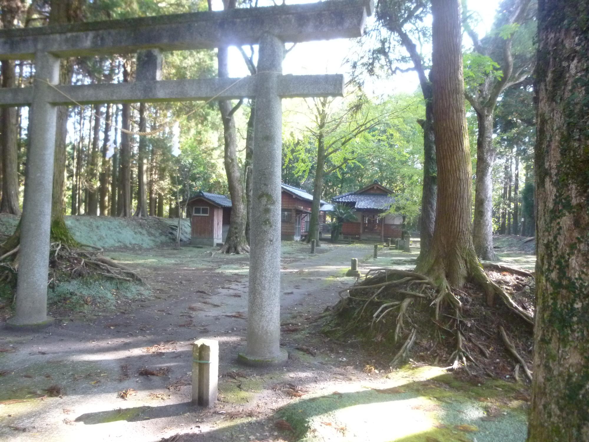 柴立城跡（現在：白石神社）
