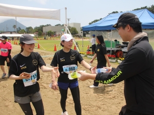 大野岳マラソンへの運営手伝い