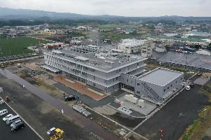 新庁舎造成工事の様子（附属等側から）