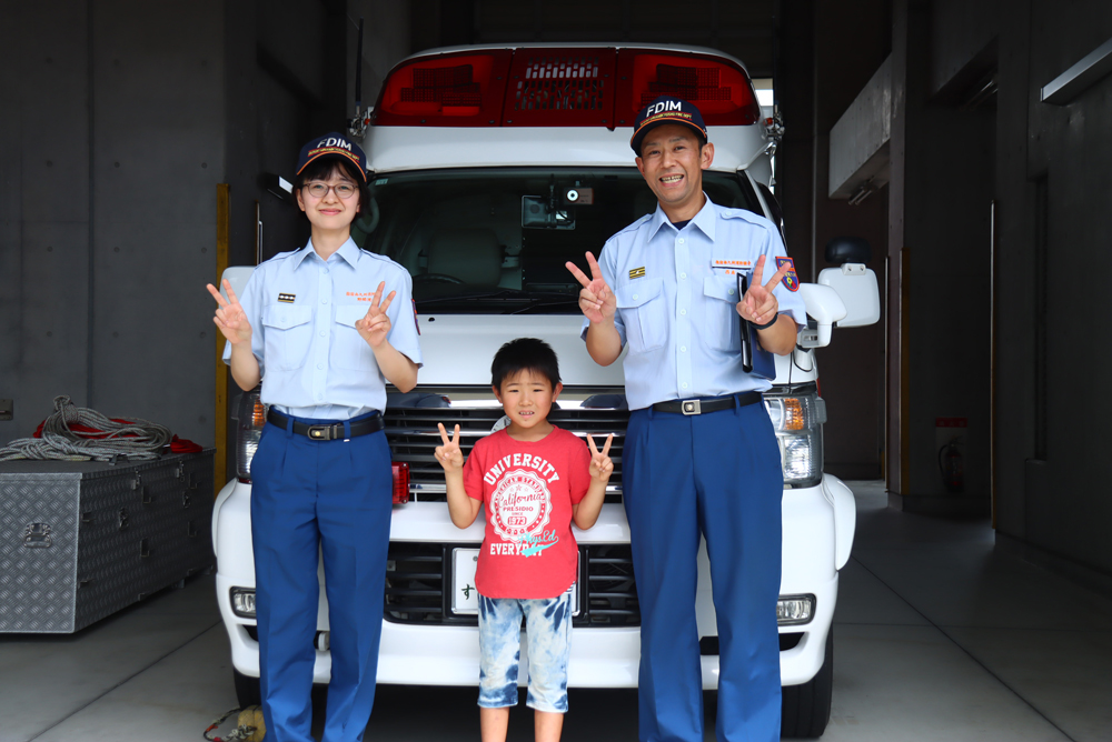 救急車で生まれた子が成長した姿を披露 ～竹迫雅琥人さん～