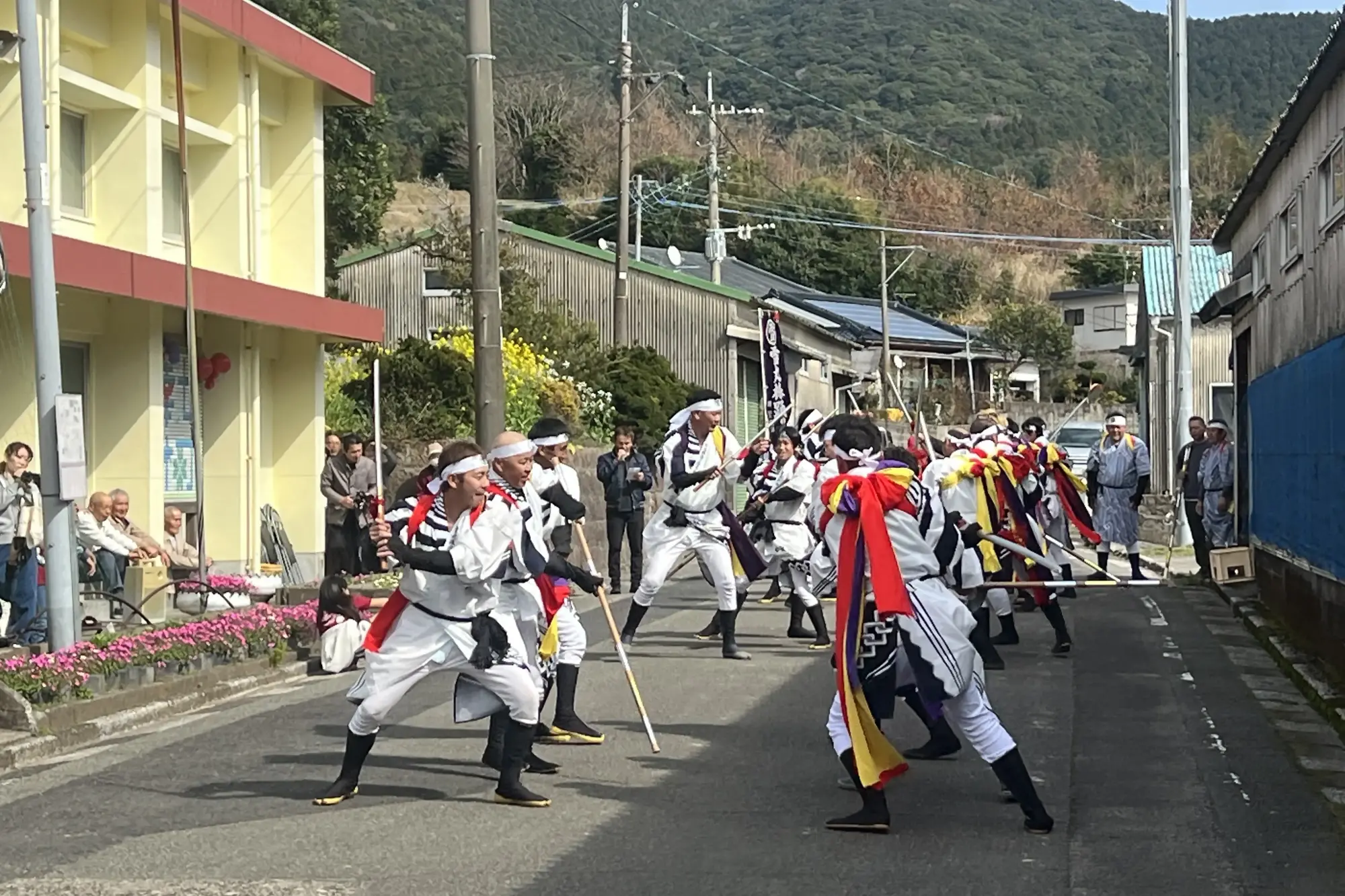 雪丸棒踊り保存会、最後の演舞