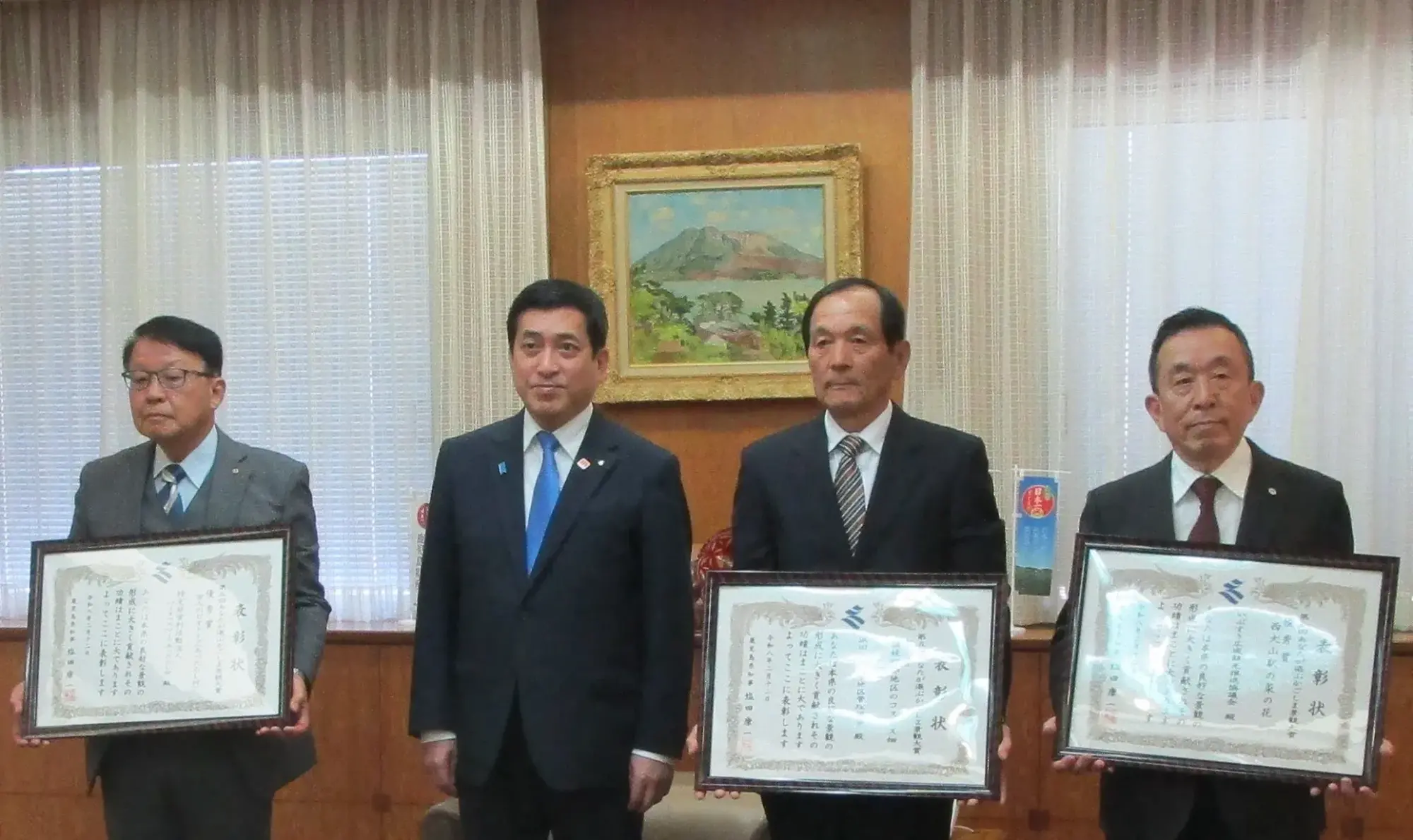 「第5回あなたが選ぶかごしま景観大賞」大賞受賞！～頴娃町郡地区のコスモス畑～